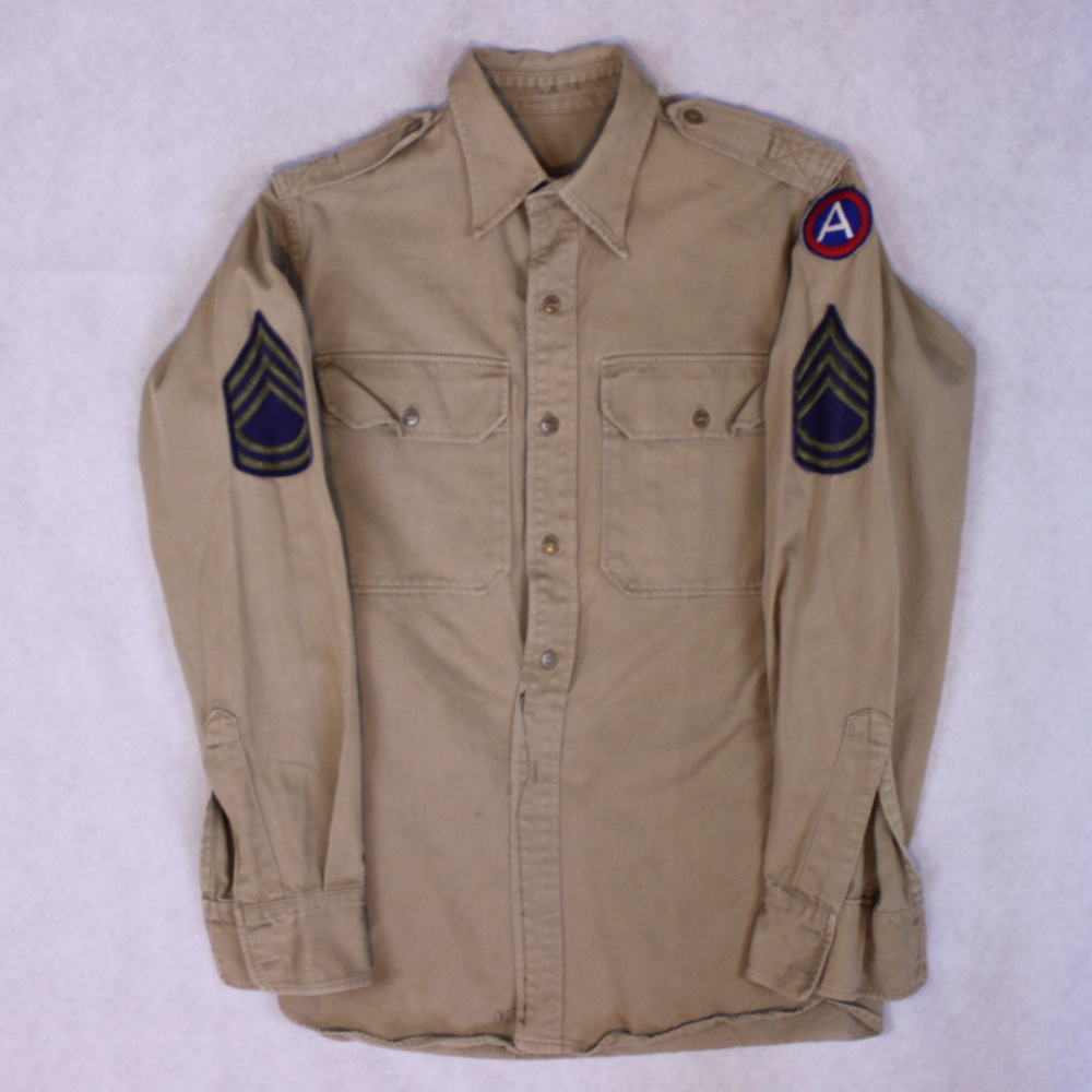 US Army Ranger Khaki Button Down
